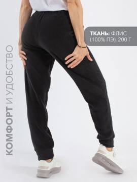Брюки флисовые женские "Катунь" (черный)