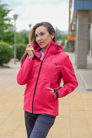 Куртка женская Softshell "Береть" (фуксия)