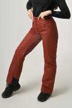 Брюки утепленные женские "Даурия-Н" с помочами проклеен. (темный терракот 5 000)