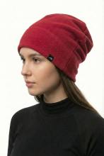 Шапка флисовая "Сибирь" (красный)