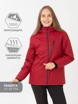 Куртка демисезонная женская "Ирма Н" (красный 10 000)