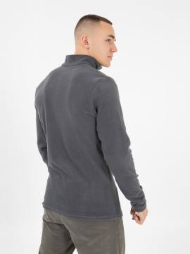 Куртка-анорак флисовая (темно-серый) 