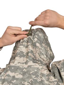 Костюм утепленный "Горка" на флисе ("пиксель серый")