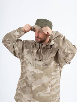 Панама двухсторонняя (светлый камуфляж/хаки)