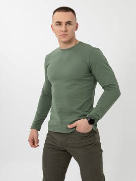 Лонгслив мужской арт.9337 (зеленый)