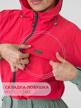 Комбинезон противоэнцефалитный женский Softshell "Турист Н" (коралл/бирюзовый)