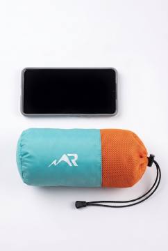 Полотенце спортивное из микрофибры 70х150 (оранжевый)