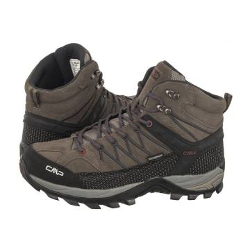 Ботинки мужские демисезонные CMP "RIGEL MID TREKKING SHOES WP" 3Q12947 02PD (т. коричневый)