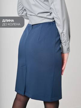 Юбка для сотрудников ФСИН (серо-синий)