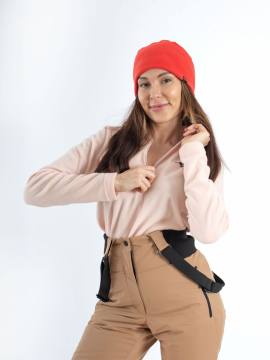 Шапка флисовая "Тундра" (коралловый)