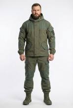 Костюм утепленный "Горка Н" на флисе (хаки)