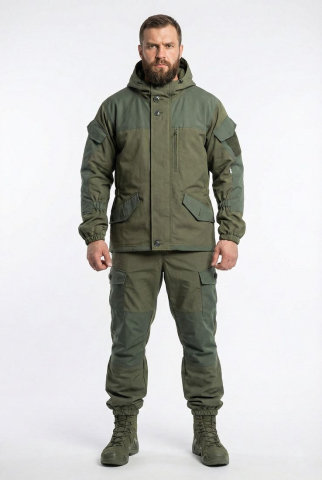 Костюм утепленный "Горка Н" на флисе (хаки)