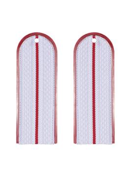 Погоны ФСИН белые 1-просветные  (п/а)