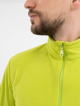 Куртка-анорак флисовая (лайм)