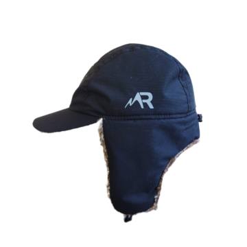 Кепи утепленное мужское "Сити" Rosomaha (черный; мембрана/барашек)