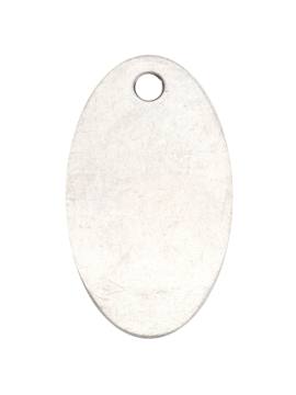 Жетон чистый овальный (нерж. сталь)