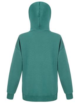 Костюм женский из футера "Игарка" (изумрудный)