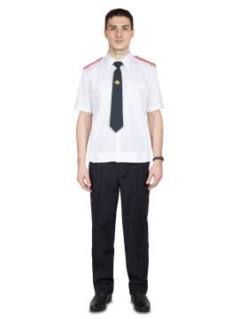 Рубашка форменная с коротким рукавом (белый)