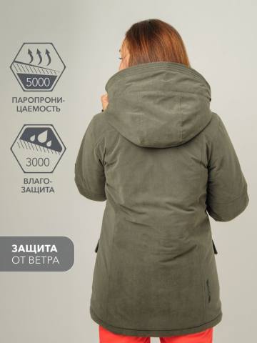 Куртка утепленная женская "Зима" (олива)