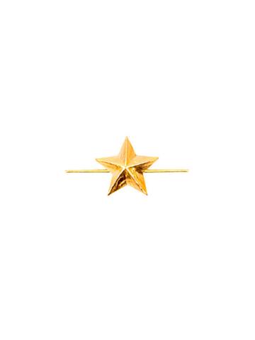 Звезда *20 золотистая