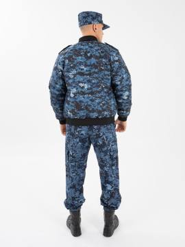 Куртка демисезонная "Пилот" (дюспо, синяя "цифра")