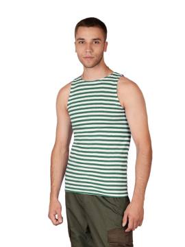 Майка-тельняшка (зеленый)