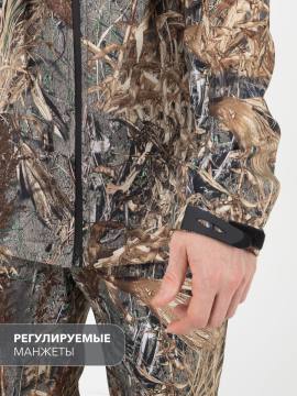 Костюм ветрозащитный "Ирбис Н" (софтшел, лесная расцветка)