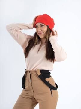 Шапка флисовая "Тундра" (коралловый)