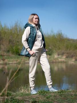 Жилет женский утепленный "Нева" (зеленый)