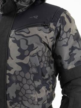 Комбинезон утепленный "Аркуда" (зеленый камуфляж/черный)