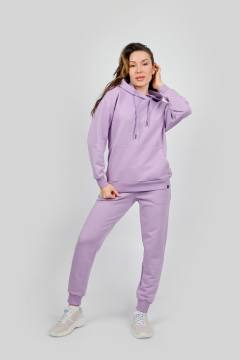 Костюм женский из футера "Игарка" (сиреневый)