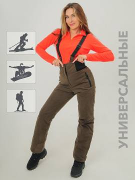 Полукомбинезон утепленный женский "Зима" (хаки)
