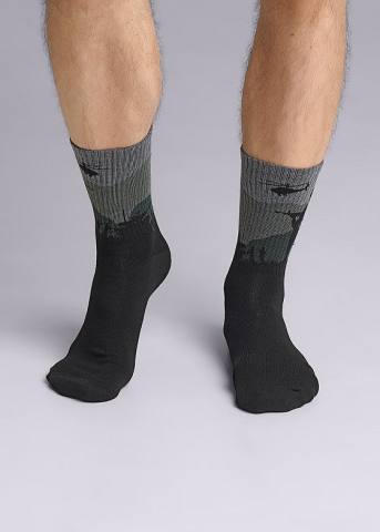 Носки мужские CLEVER "Солдат" (черный), К3384Л