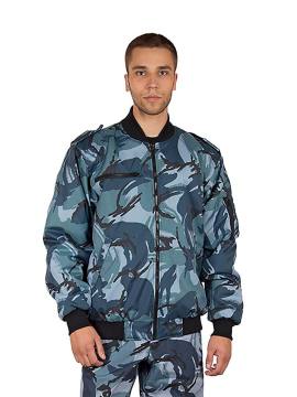Куртка демисезонная "Пилот К" (курточная, синий камуфляж "кукла")