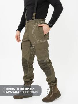 Костюм летний "Горка-анорак" Н (рип-стоп, хаки)