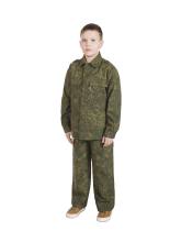 Костюм летний детский "Юниор" (рип-стоп, зеленый камуфляж "цифра")