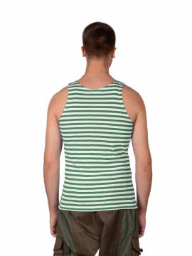 Майка-тельняшка (зеленый)