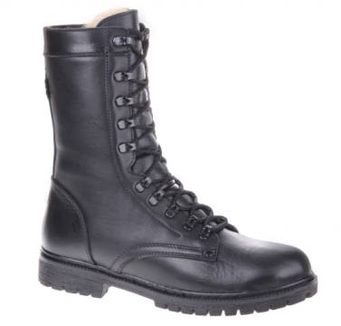 Ботинки зимние ДОФ "Аляска" 5019/01 (натуральный мех) (черный)