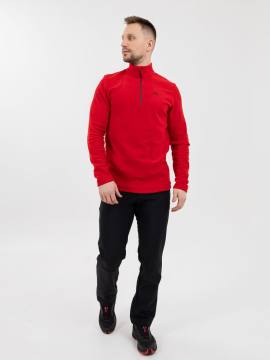 Куртка-анорак флисовая (красный)