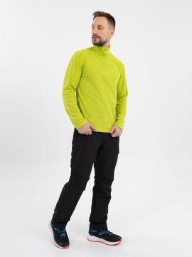 Куртка-анорак флисовая (лайм)