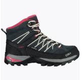 Ботинки женские CMP "RIGEL MID WMN TREKKING SHOES WP" 3Q12946 103Q (серый)