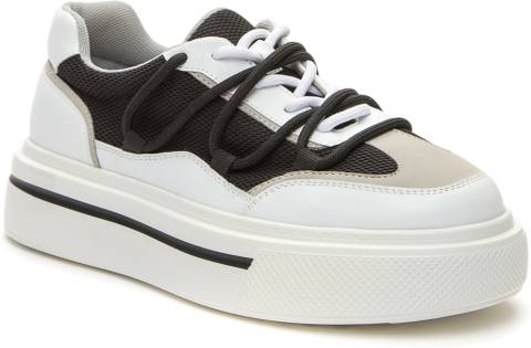 Кеды женские KEDDO 847186/25-05 (белый/черный)