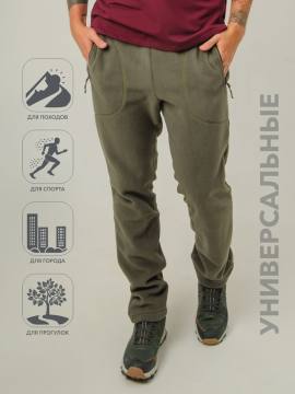 Брюки флисовые "Комфорт" (оливковый)