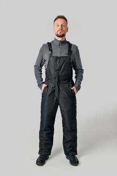 Полукомбинезон зимний "Норд К" (мембрана, черный)
