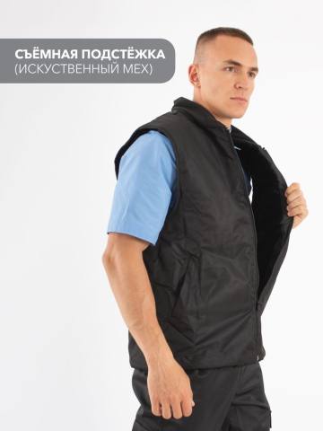 Куртка зимняя "Барс К" (мембрана, черный)
