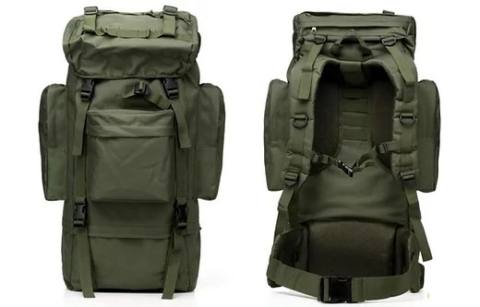 Рюкзак тактический "Викинг" с каркасом 70 л (оливковый)