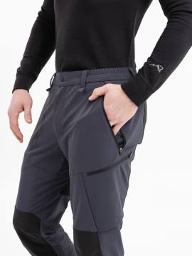 Брюки Softshell "Хангар" (серо-синий/черный)