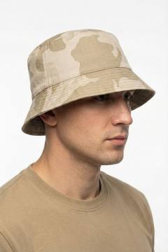 Панама двухсторонняя (светлый камуфляж/хаки)