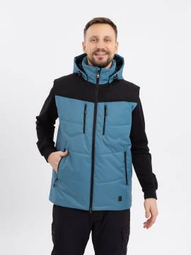 Жилет "Кубидат" (бирюзовый/черный)