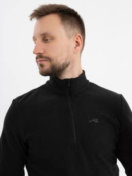 Куртка-анорак флисовая (черный)